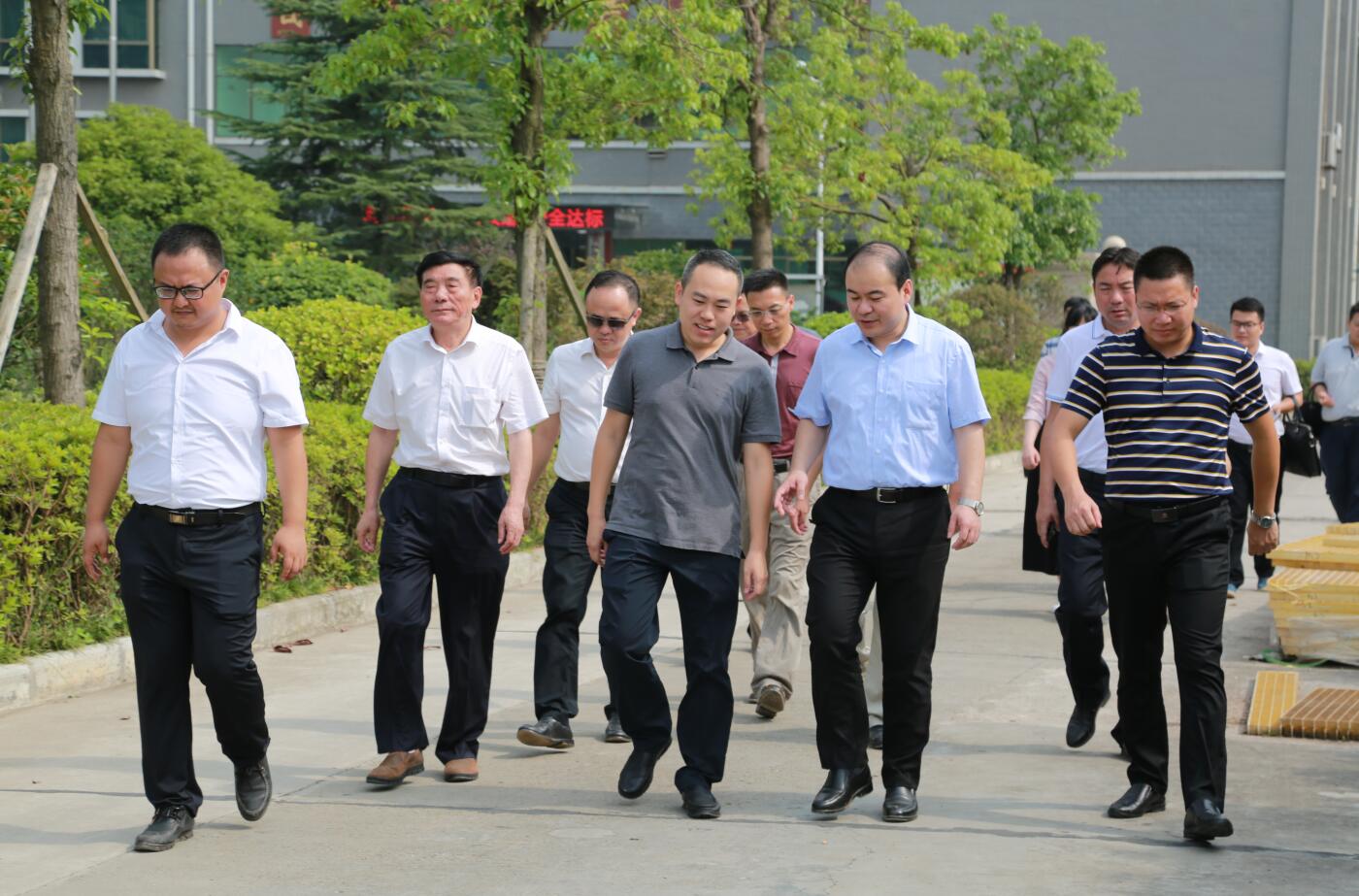 2018年7月，市委常委副市長朱健一行蒞臨公司指導(dǎo).JPG